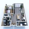 C 1 Bed/1 Bath
